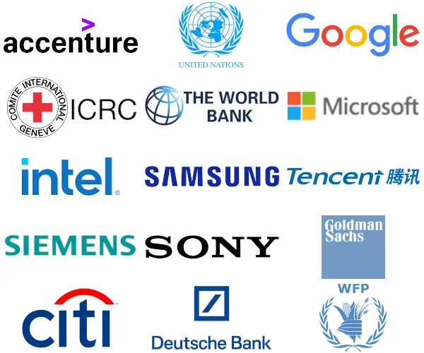 our alumni work for these organisations